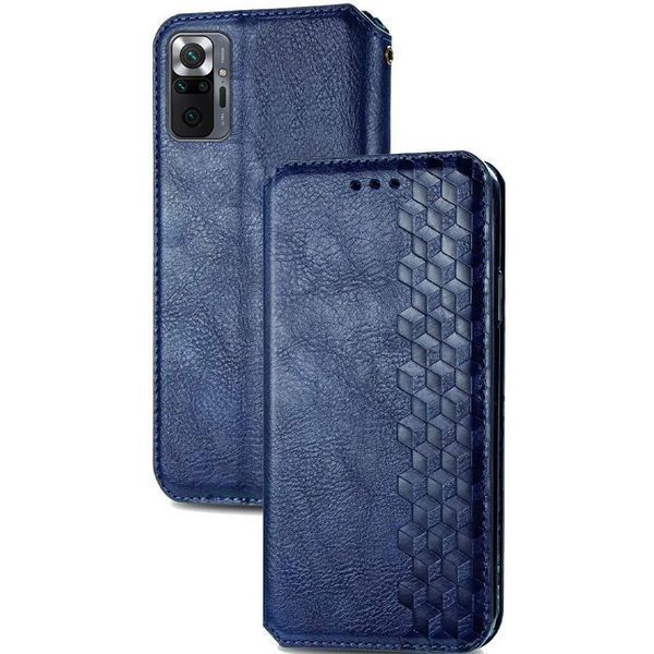 Шкіряний чохол-книжка GETMAN Cubic (PU) для Xiaomi Redmi Note 10 Pro / 10 Pro Max 43332 фото