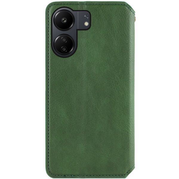 Шкіряний чохол-книжка GETMAN Cubic (PU) для Xiaomi Redmi 13C / Poco C65 68154 фото