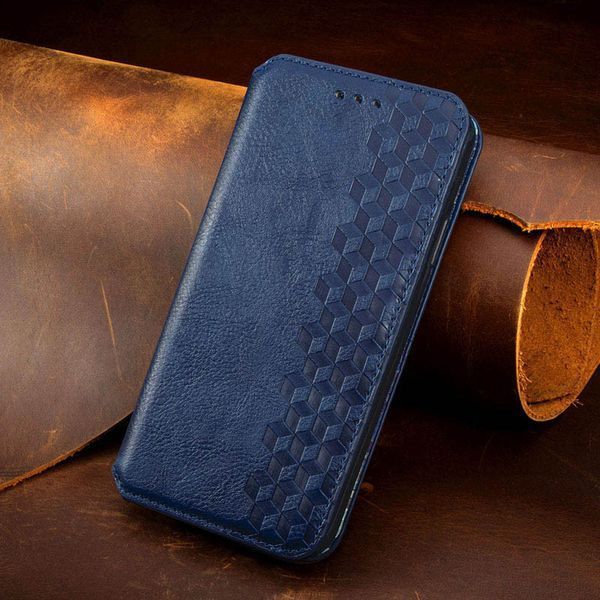Шкіряний чохол-книжка GETMAN Cubic (PU) для Xiaomi Redmi Note 10 Pro / 10 Pro Max 43332 фото