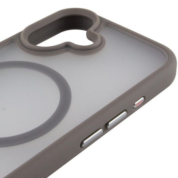 TPU+PC чохол Metal Buttons with MagSafe для Apple iPhone 17 (6.3") 81722 фото