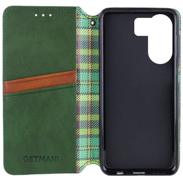 Шкіряний чохол-книжка GETMAN Cubic (PU) для Xiaomi Redmi 13C / Poco C65 68154 фото