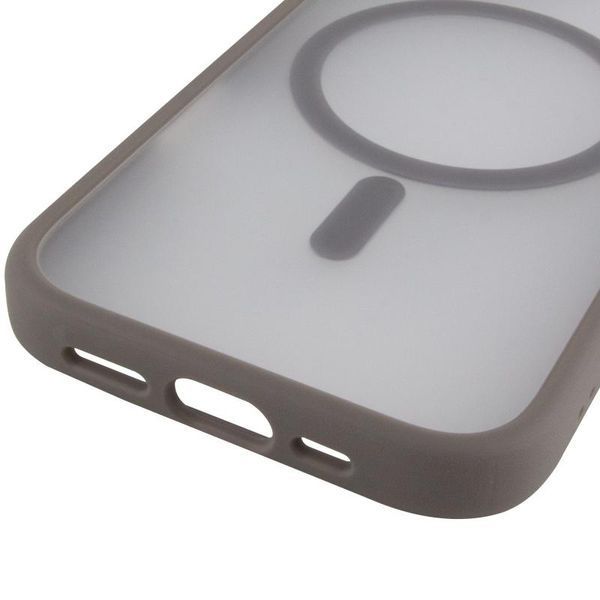 TPU+PC чохол Metal Buttons with MagSafe для Apple iPhone 17 (6.3") 81722 фото