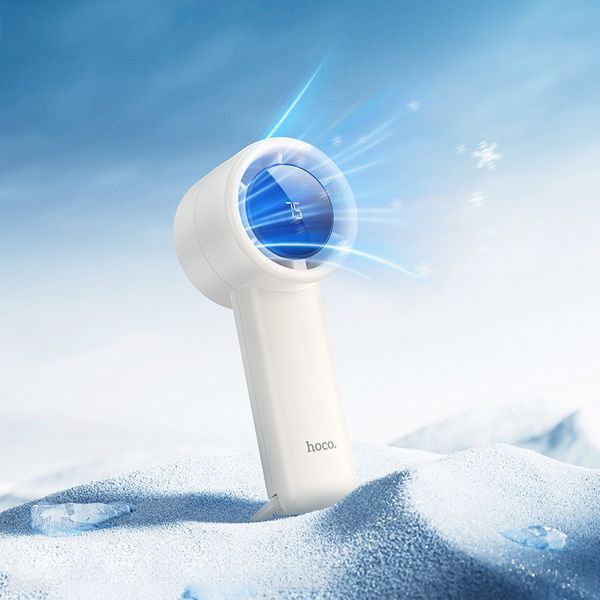 Портативний вентилятор Hoco HX63 Fashion high-speed handheld fan 2000 mAh 78734 фото