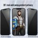Захисне 2.5D скло Blueo Full Cover Anti-Peep для Apple iPhone 16 Pro (6.3") 73131 фото 2