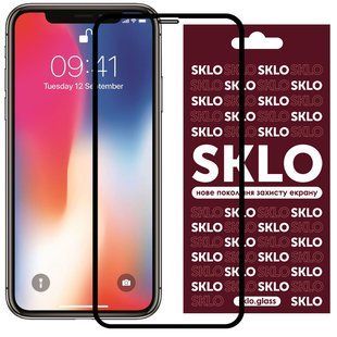 Захисне скло SKLO 3D для Apple iPhone 11 Pro Max / XS Max (6.5") 35434 фото