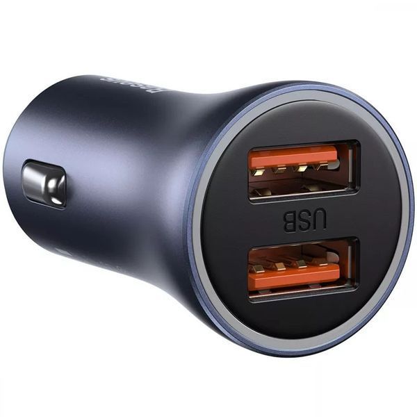 АЗП Baseus Golden Contactor Pro 40W 2USB + Type-C 5A (1m) (TZCCJD-A0G) 57169 фото