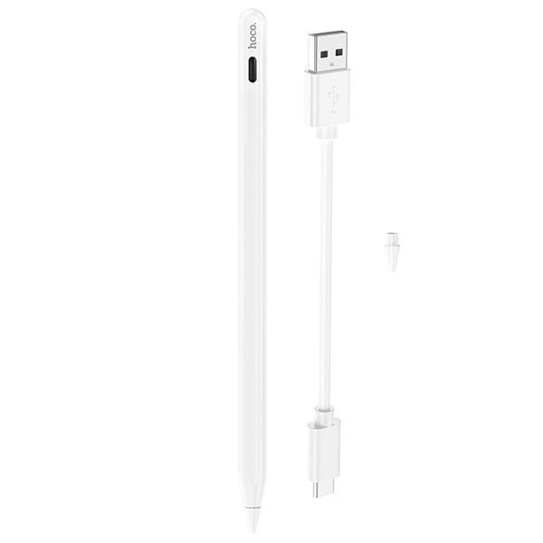 Стилус Hoco GM112 Intelligent anti-lost active capacitive pen with digital display for iPad 74009 фото