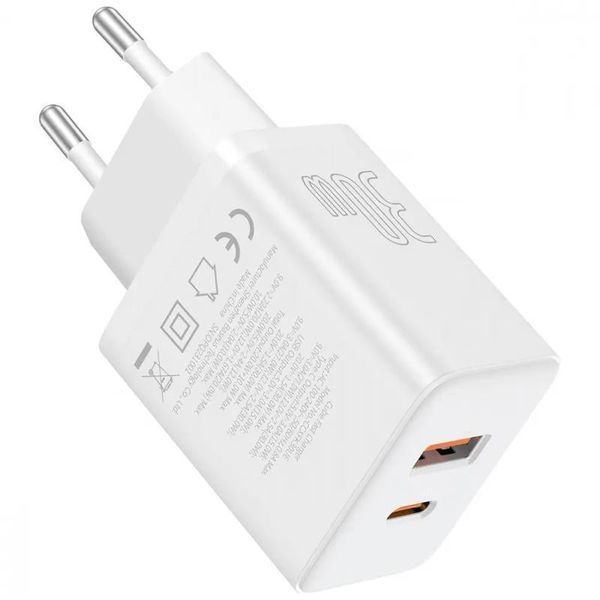 МЗП Baseus Cube Pro Fast Charger PD30W (1USB-A/1C) (P10111404) 80557 фото