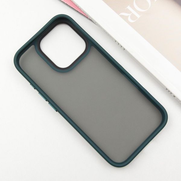 TPU+PC чохол Metal Buttons для Apple iPhone 16 Pro (6.3") 73089 фото