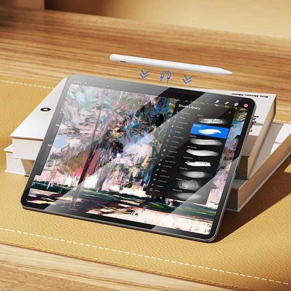 Стилус Hoco GM112 Intelligent anti-lost active capacitive pen with digital display for iPad 74009 фото