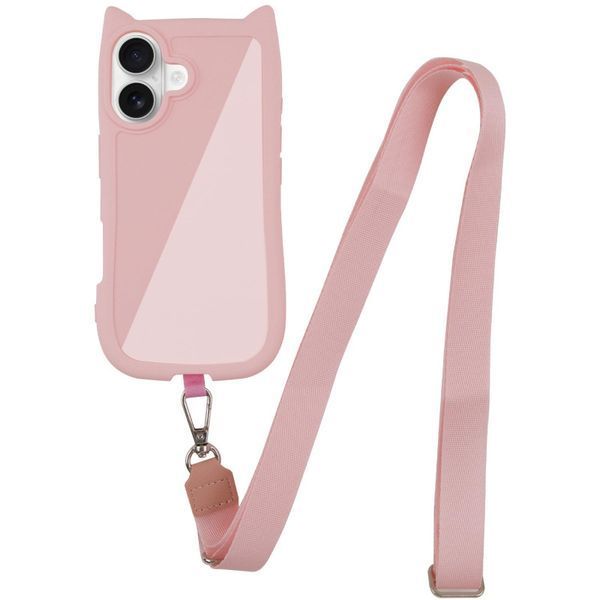 Чохол TPU GETMAN Cat with straps для Apple iPhone 16 Plus (6.7") 78787 фото