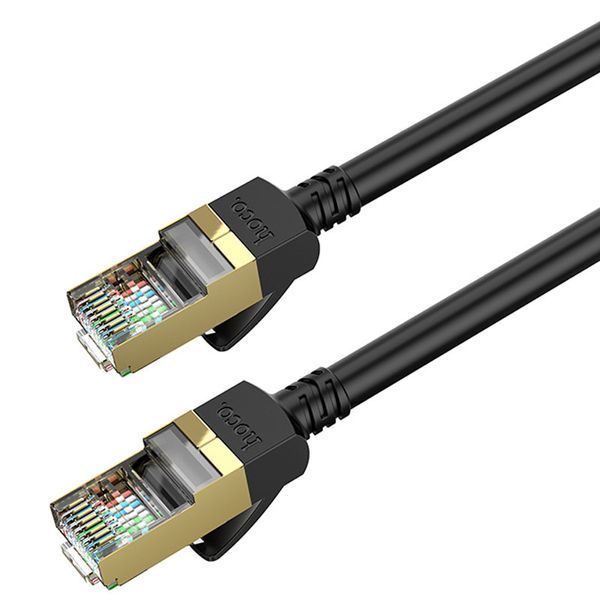 Дата кабель Hoco US02 Level pure copper gigabit ethernet (1m) 71228 фото