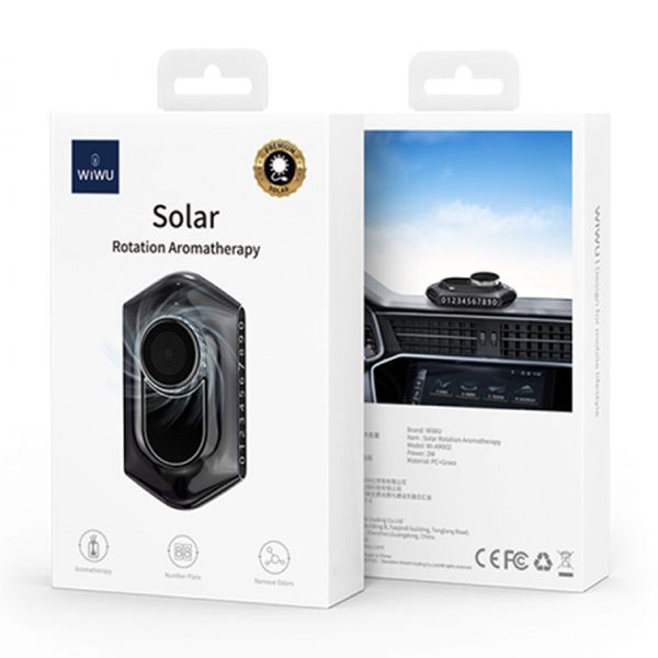 Ароматизатор у машину WIWU Wi-AR002 Solar Rotation Aromatherapy 68549 фото
