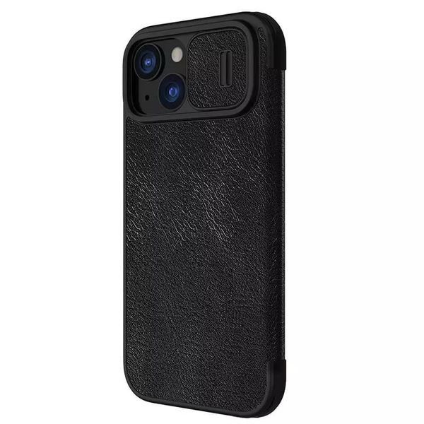 Шкіряний чохол-книжка Nillkin Qin Pro Camshield для Apple iPhone 15 (6.1") 67899 фото