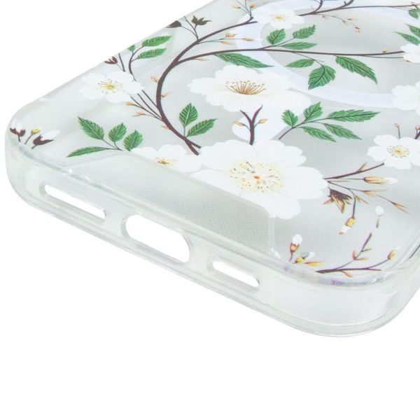 TPU+PC чохол Clear Garden with MagSafe для Apple iPhone 16 Pro Max (6.9") 80894 фото