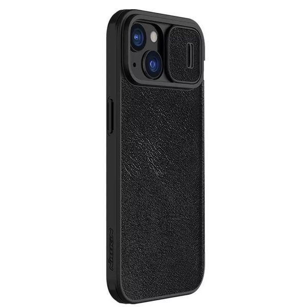 Шкіряний чохол-книжка Nillkin Qin Pro Camshield для Apple iPhone 15 (6.1") 67899 фото