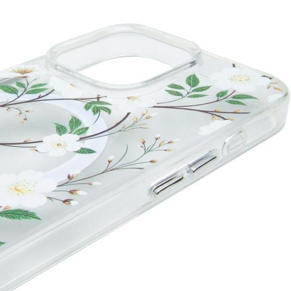 TPU+PC чохол Clear Garden with MagSafe для Apple iPhone 16 Pro Max (6.9") 80894 фото