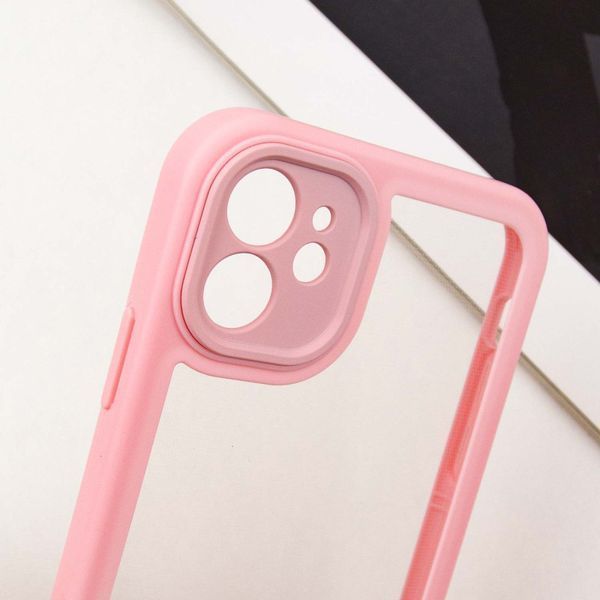 TPU чохол Transparent + Colour 1,5mm для Apple iPhone 11 (6.1") 70561 фото