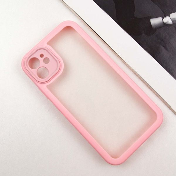 TPU чохол Transparent + Colour 1,5mm для Apple iPhone 11 (6.1") 70561 фото