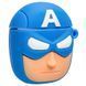 Силіконовий футляр Marvel & DC series для навушників AirPods 1/2 + карабін 36242 фото 3