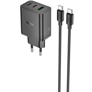 МЗП Hoco N50 Scenery PD45W (1USB-A/2C) + кабель Type-C to Type-C 79051 фото