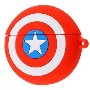 Силіконовий футляр Marvel & DC series для навушників AirPods Pro + кільце 34691 фото