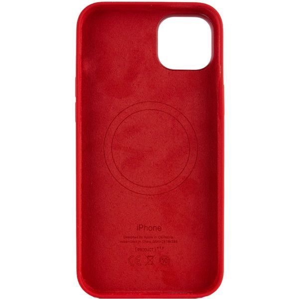 Чохол Silicone case (AAA) with Magsafe для Apple iPhone 14 (6.1") 57029 фото