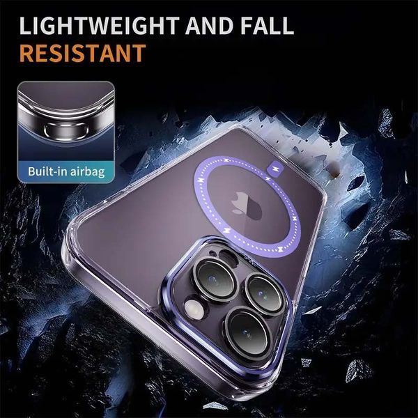 Чохол TPU+PC Colorful with MagSafe для Apple iPhone 12 Pro Max (6.7") 65142 фото