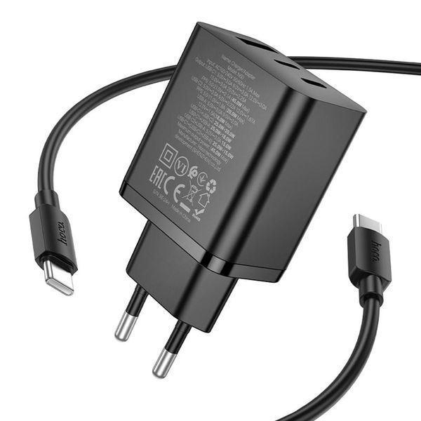 МЗП Hoco N50 Scenery PD45W (1USB-A/2C) + кабель Type-C to Type-C 79051 фото