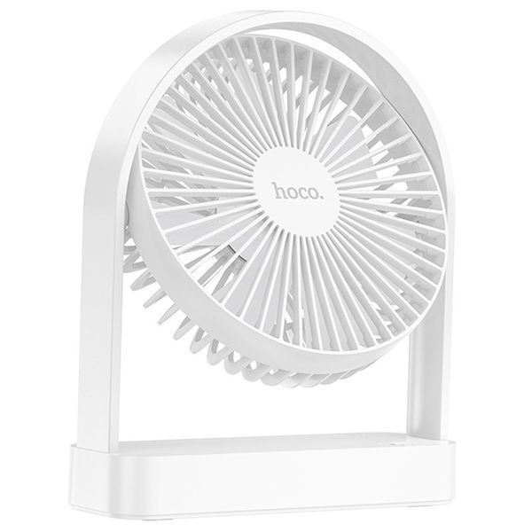 Настільний вентилятор Hoco HX65 ultra-thin desktop fan 2000 mAh 78739 фото