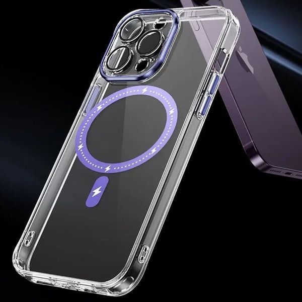 Чохол TPU+PC Colorful with MagSafe для Apple iPhone 12 Pro Max (6.7") 65142 фото