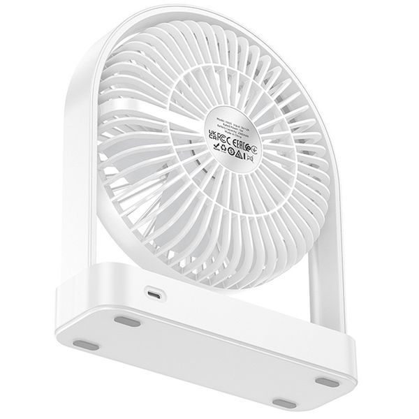 Настільний вентилятор Hoco HX65 ultra-thin desktop fan 2000 mAh 78739 фото
