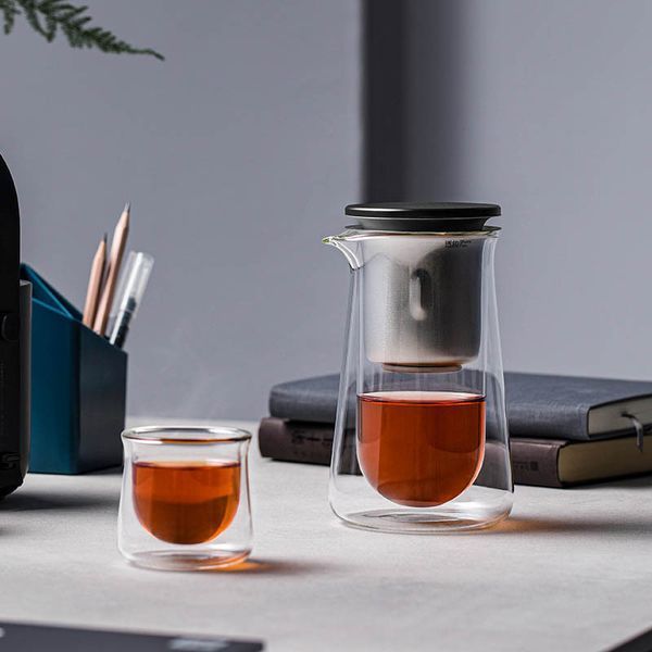 Чайник для заварювання TeaPot D-50 Press type 600ml 78045 фото