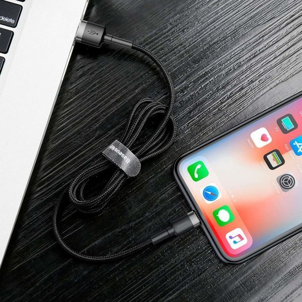 Дата кабель Baseus Cafule Lightning Cable 1.5A (2m) (CALKLF-C) 38235 фото