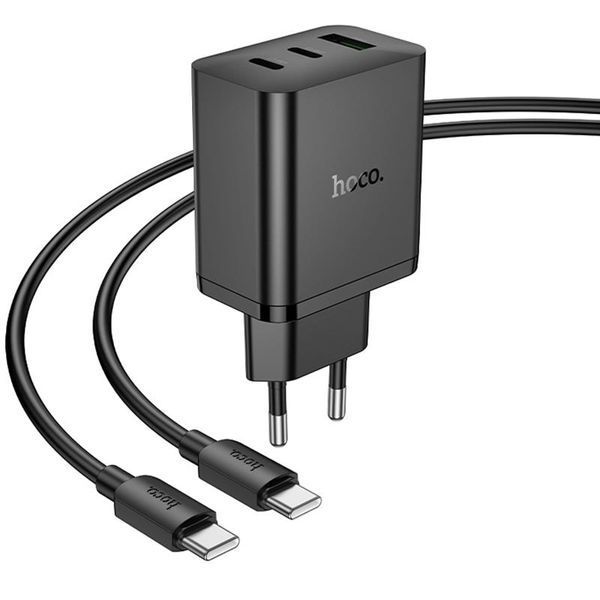 МЗП Hoco N50 Scenery PD45W (1USB-A/2C) + кабель Type-C to Type-C 79051 фото
