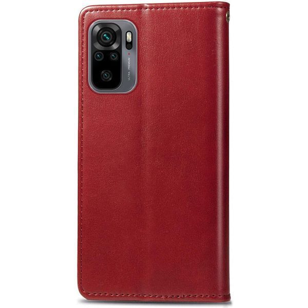 Шкіряний чохол-книжка GETMAN Gallant (PU) для Xiaomi Redmi Note 10 / Note 10s 43340 фото