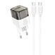 МЗП Hoco C131A Platium PD30W+QC3.0 (1USB-A/1C) + кабель Type-C to Type-C 67588 фото 1