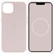 Чохол Silicone case (AAA) with Magsafe and Animation для Apple iPhone 15 (6.1") 67531 фото 1